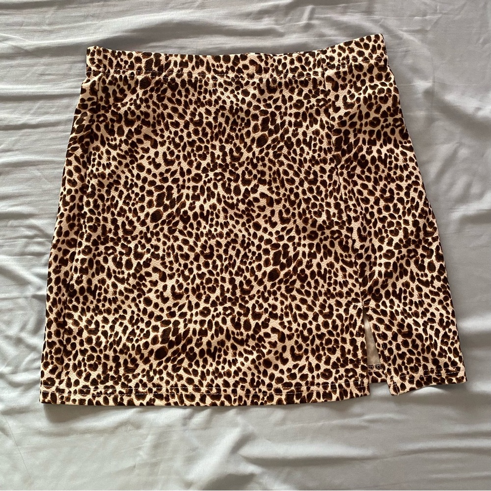 Cheetah Mini Skirt